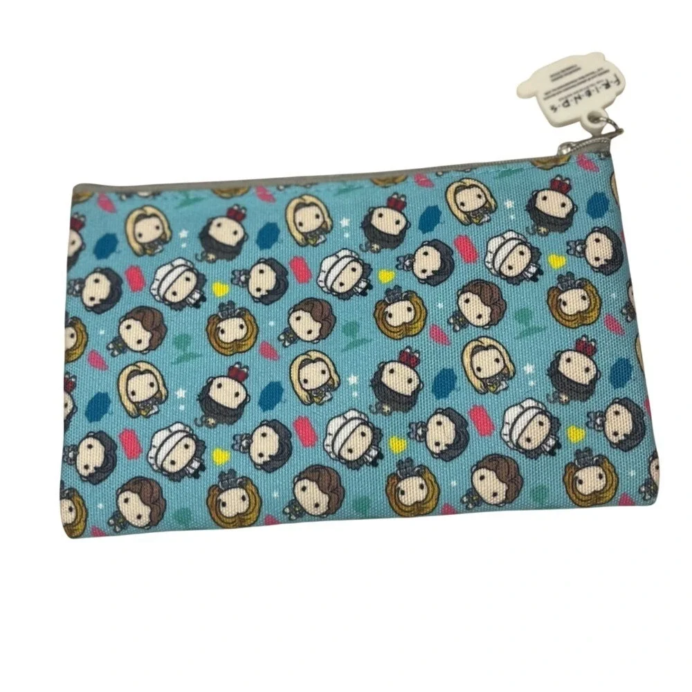 Friends TV Show Central Perk Coffee Cup Charm Zipper Pouch Cosmetic Bag Novelty